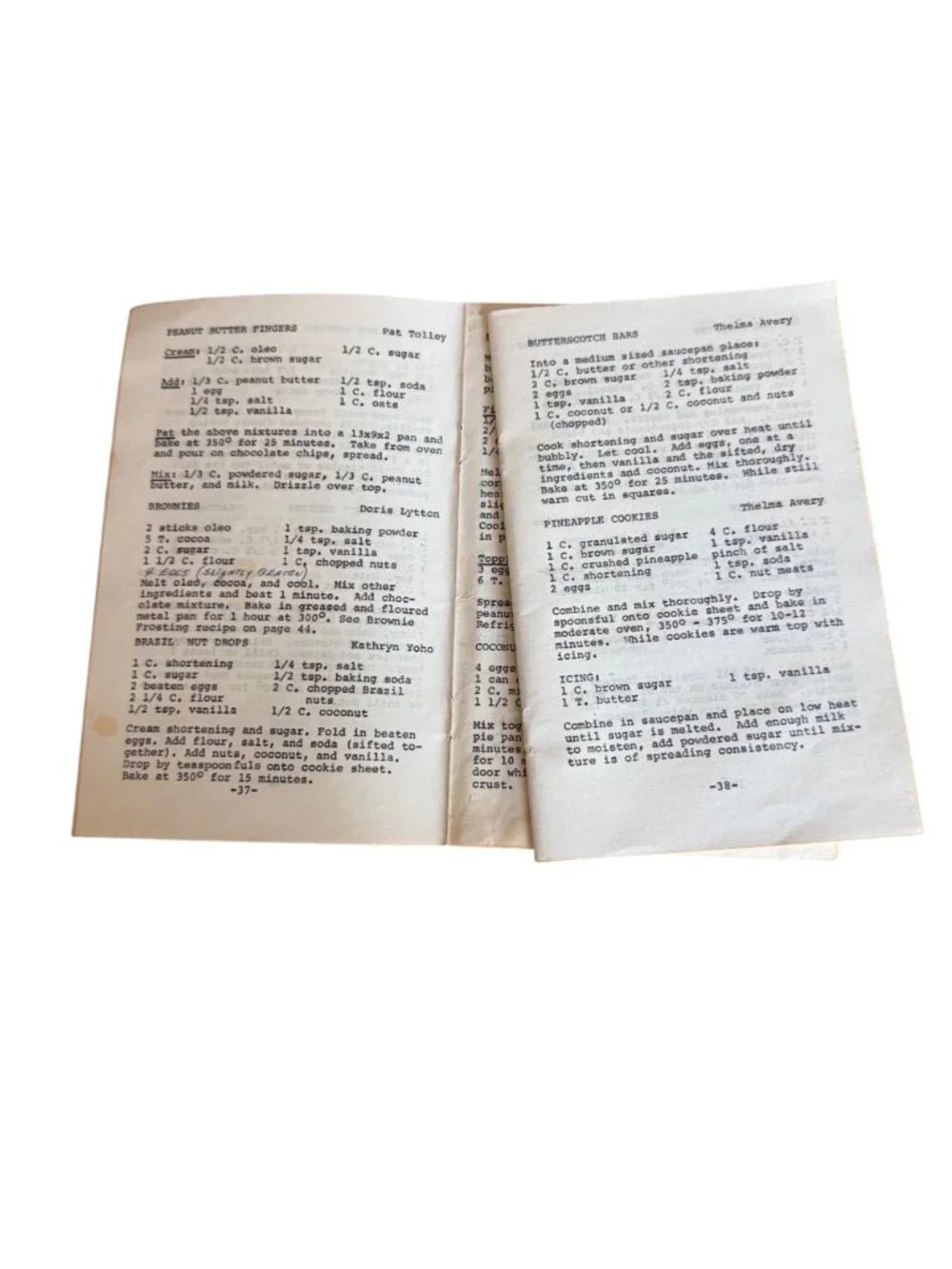 Kountry Kitchen Recipes Cookbook 1974 Hope United Methodist Melbourne FL Typed - Picture 8 of 12